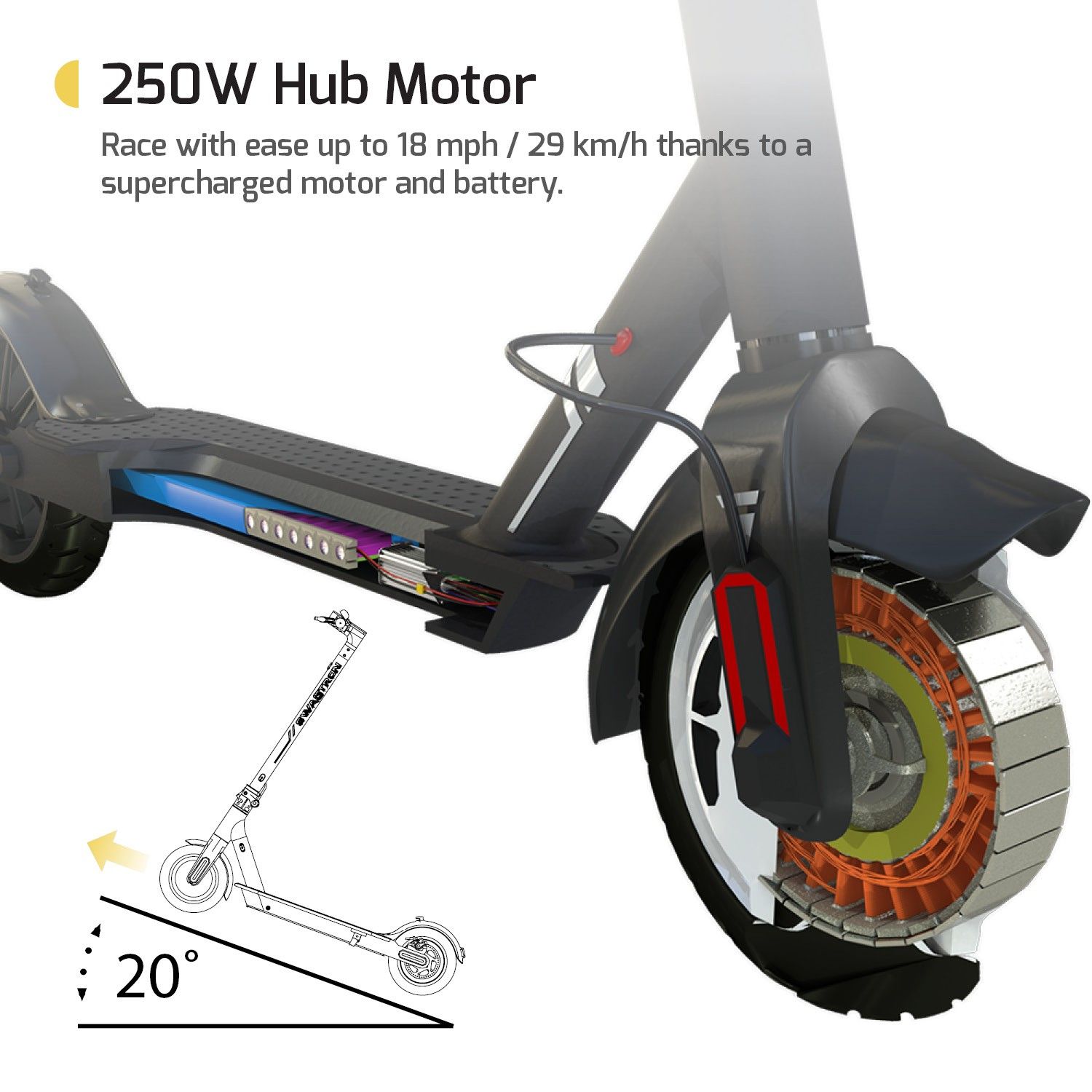 SWAGGER 5 ELITE ELECTRIC SMART SCOOTER FOLDING CITY COMMUTER