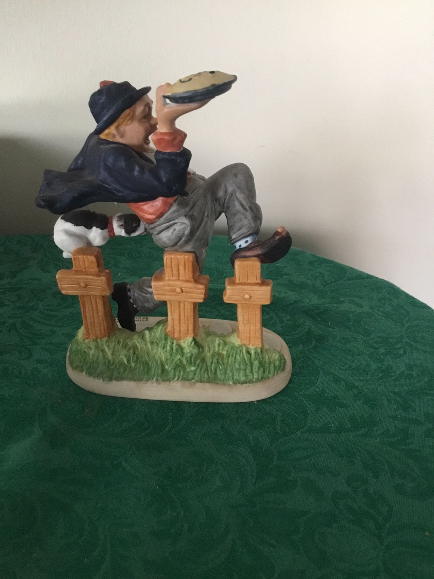 Vintage Norman Rockwell figurine Danbury mint Saturday post