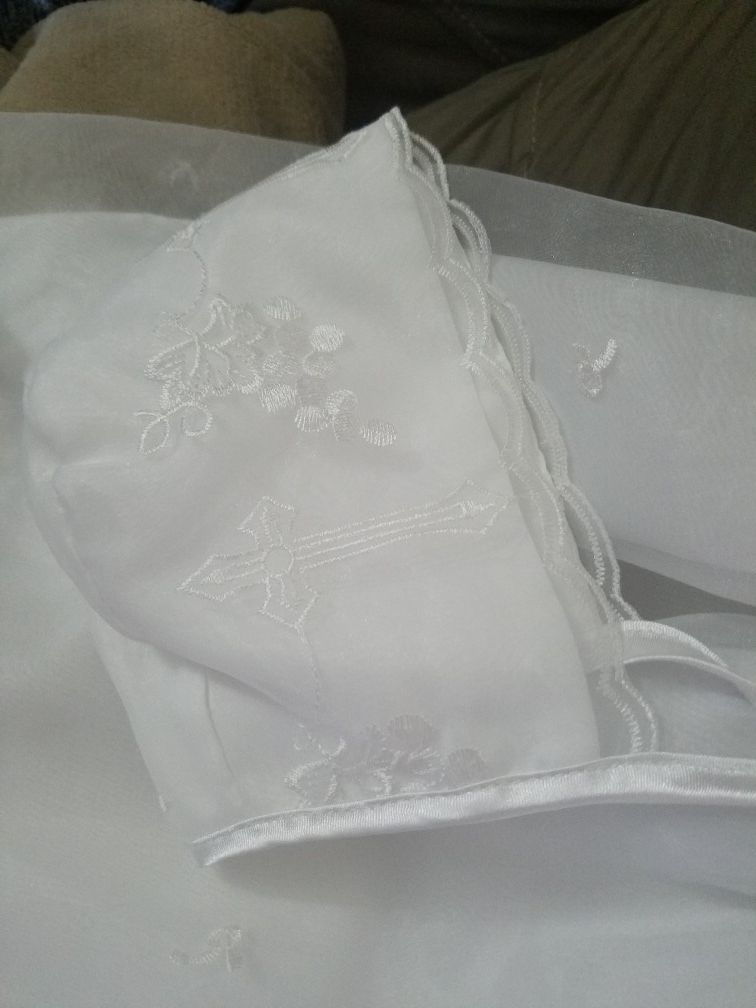 BRAND NEW CORRINE BRAND NB-3 MON & UP TO 6 MON. BAPTISMAL CHRISTENING BABY GIRL DRESS WITH TAGS STILL IN PLASTIC