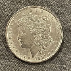 1887 Morgan Silver 🪙 Dollar  Thumbnail