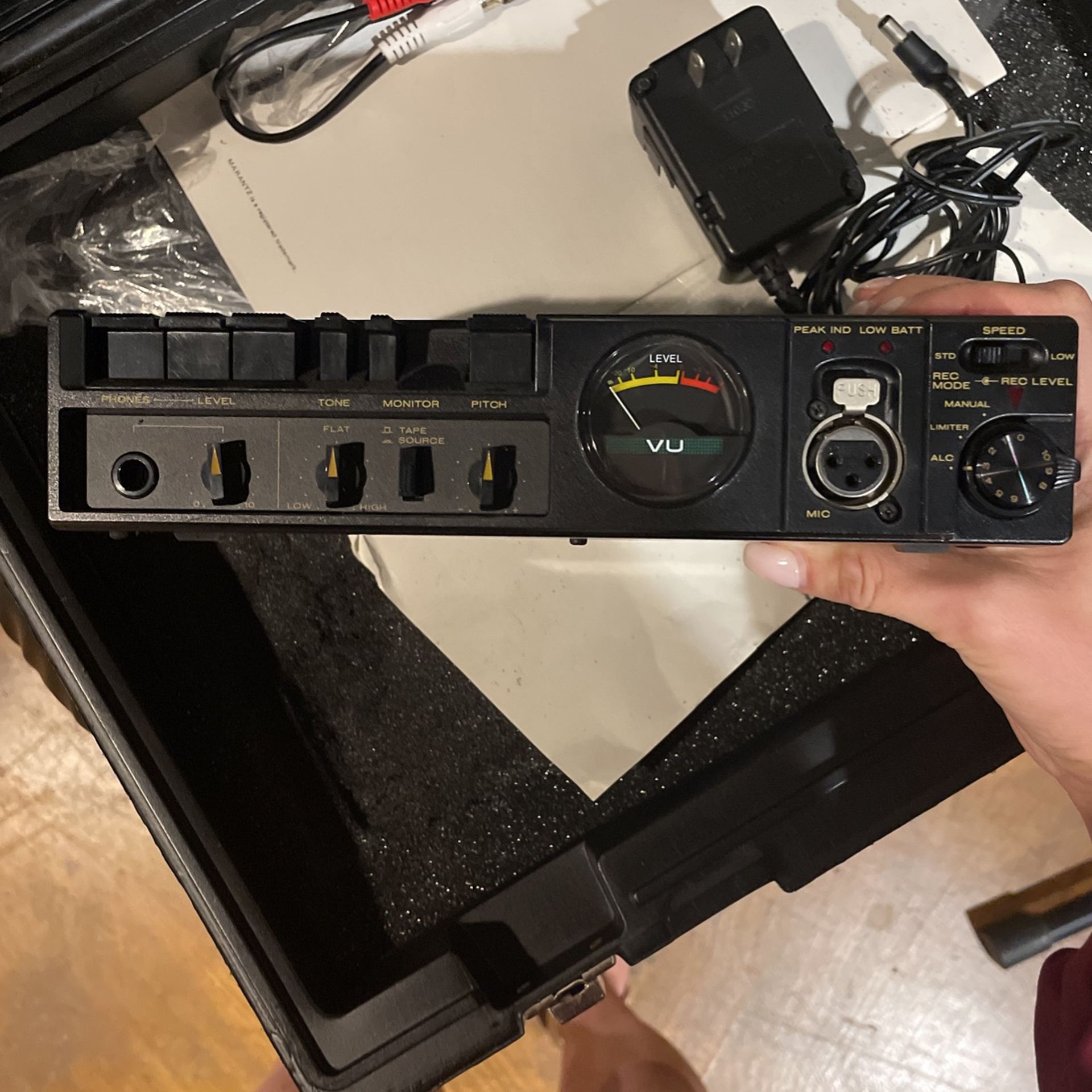 Marantz Portable Cassette Recorder Pmd222