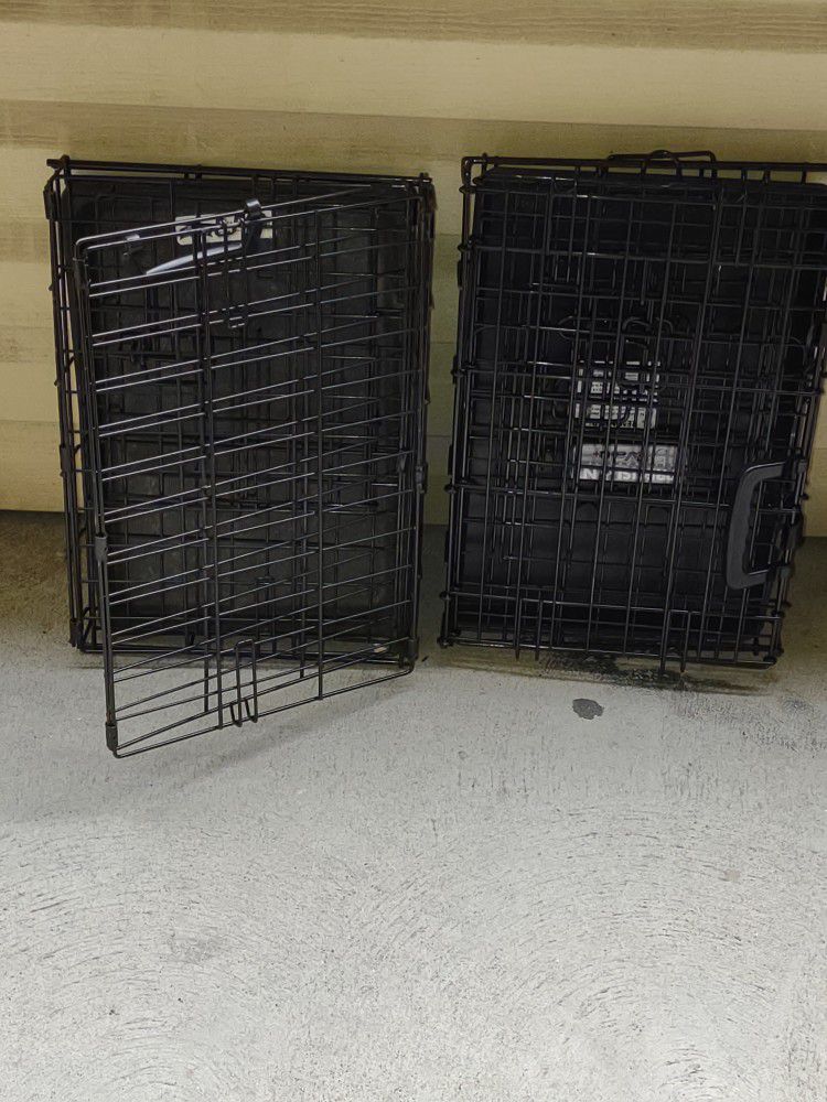 Various Size Folding Dog Crates Starting From $20 & $25, $30 