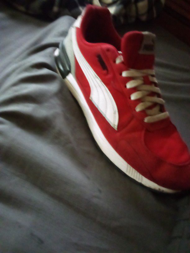 Red Pumas Size 9.5