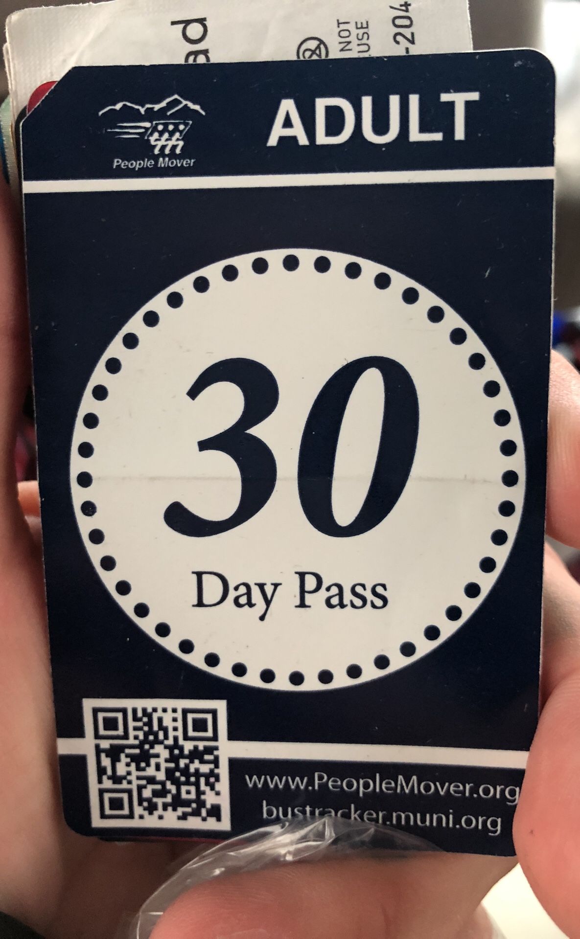 30 day bus pass