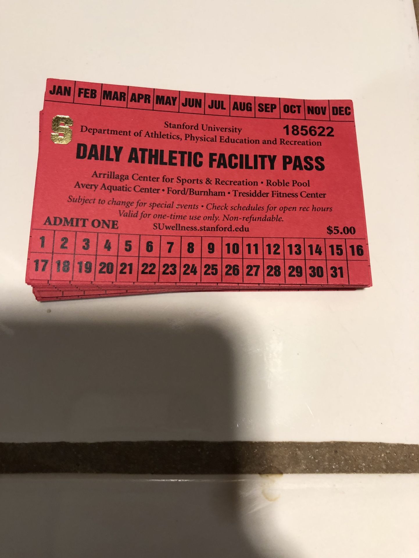 Guest Passes For Stanford Pools