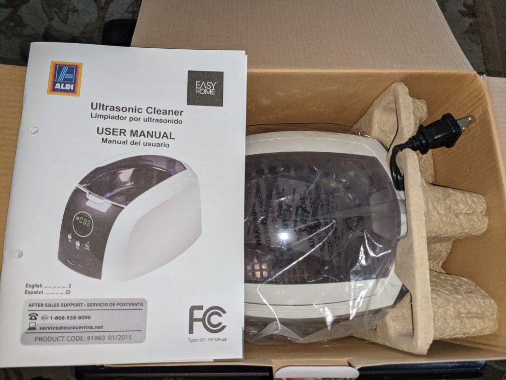New In Box, Ultrasonic Cleaner 