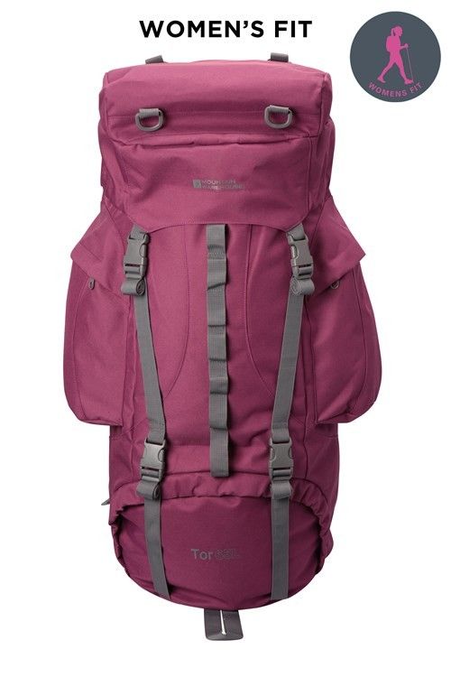 Woman's Travel Backpack With Micro Towel And Security Pouch