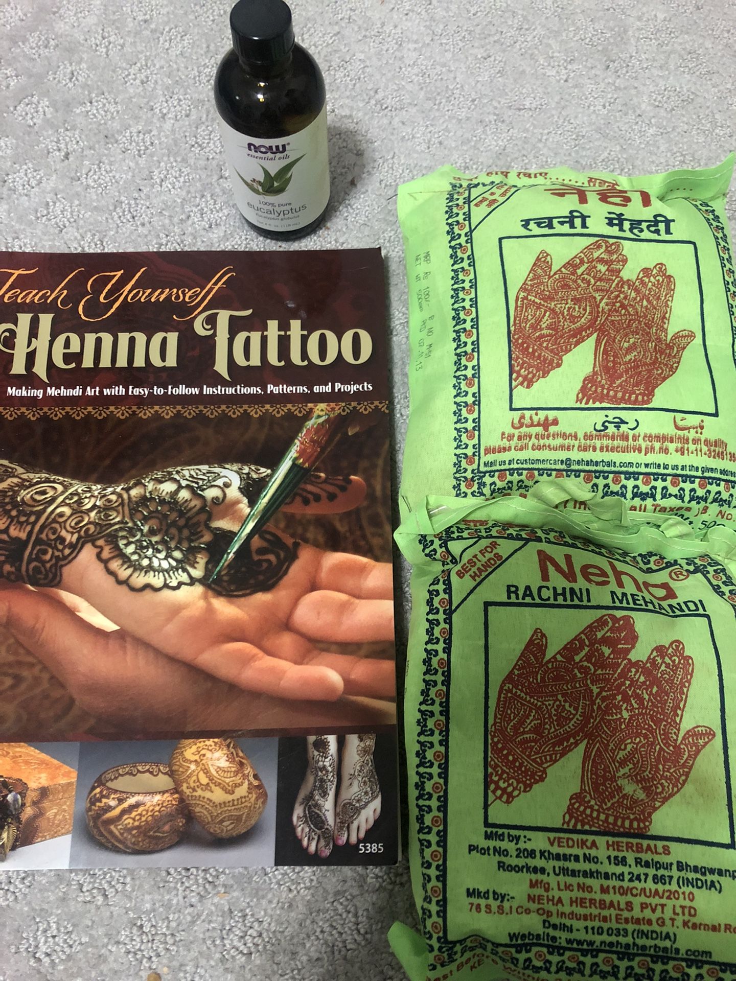 HENNA TATOO SUPPLIES!