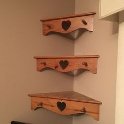 Corner Shelf 3 Wooden Thumbnail