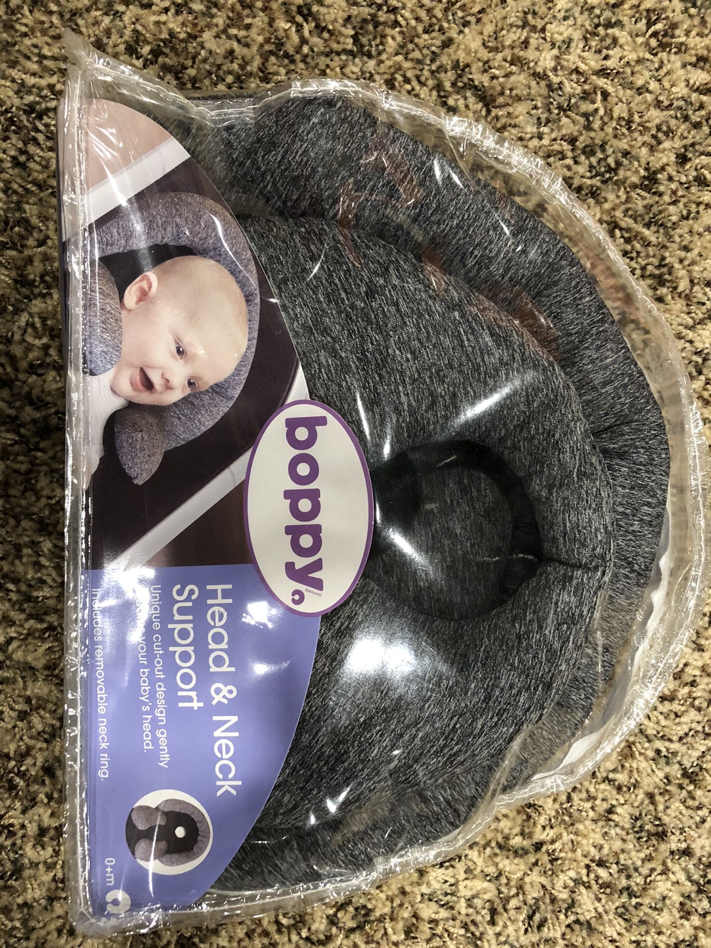 Billy Head And Neck Support With Removable Neck Ring In Charcoal Gray