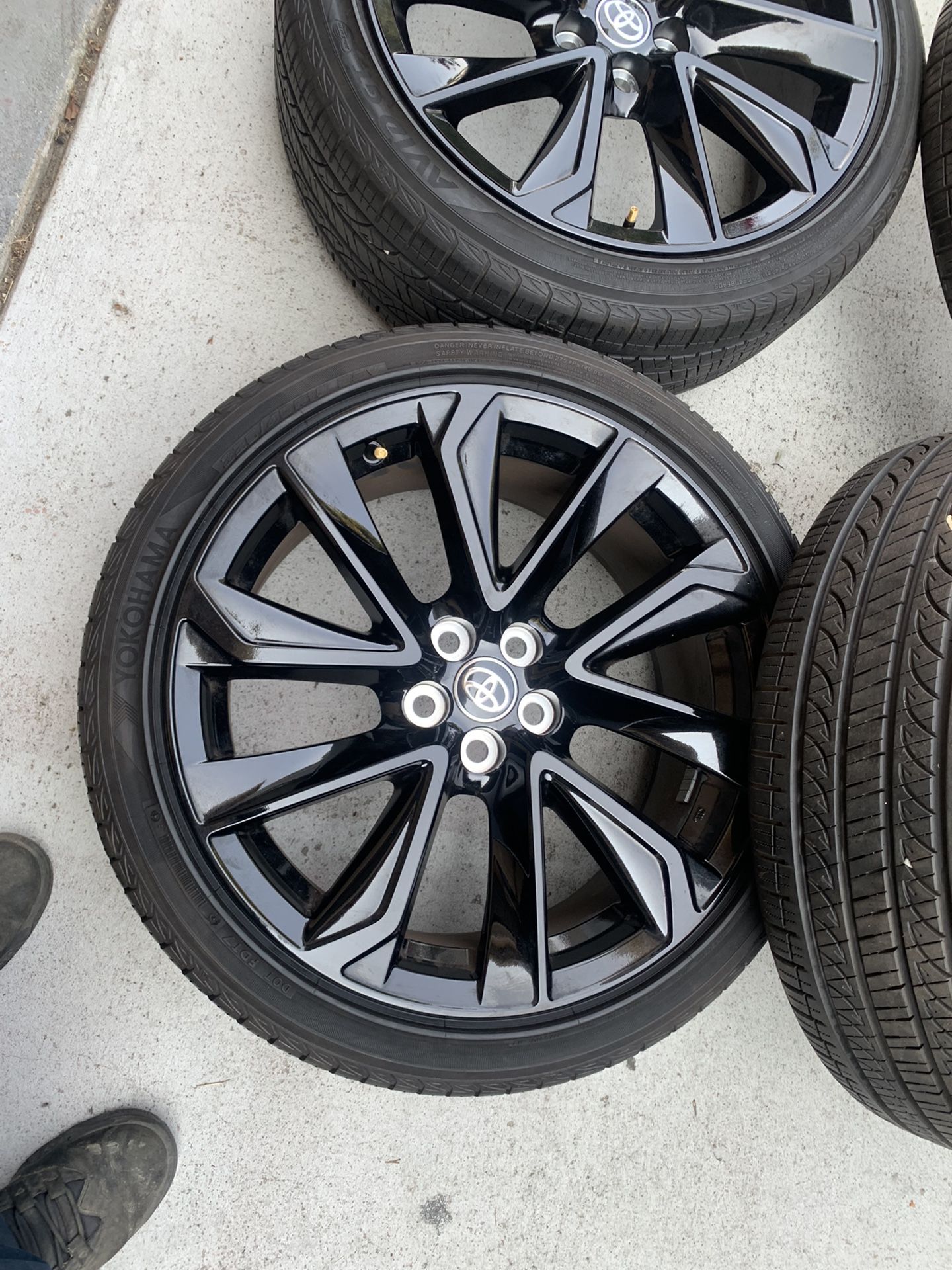 Toyota Corolla Rims And Tires 18” Original OEM Wheels Rines De Corolla New Gloss Black Powder Coated