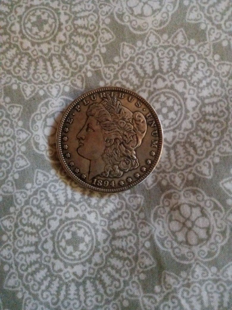 A 1894 Morgan Silver Dollar