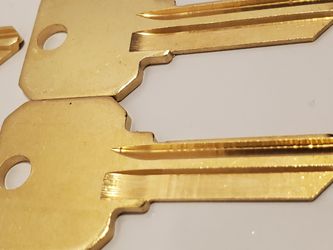 NEW Lot of 10 uncut Schlage DND SC1 Brass "Do Not Duplicate" Key blanks 