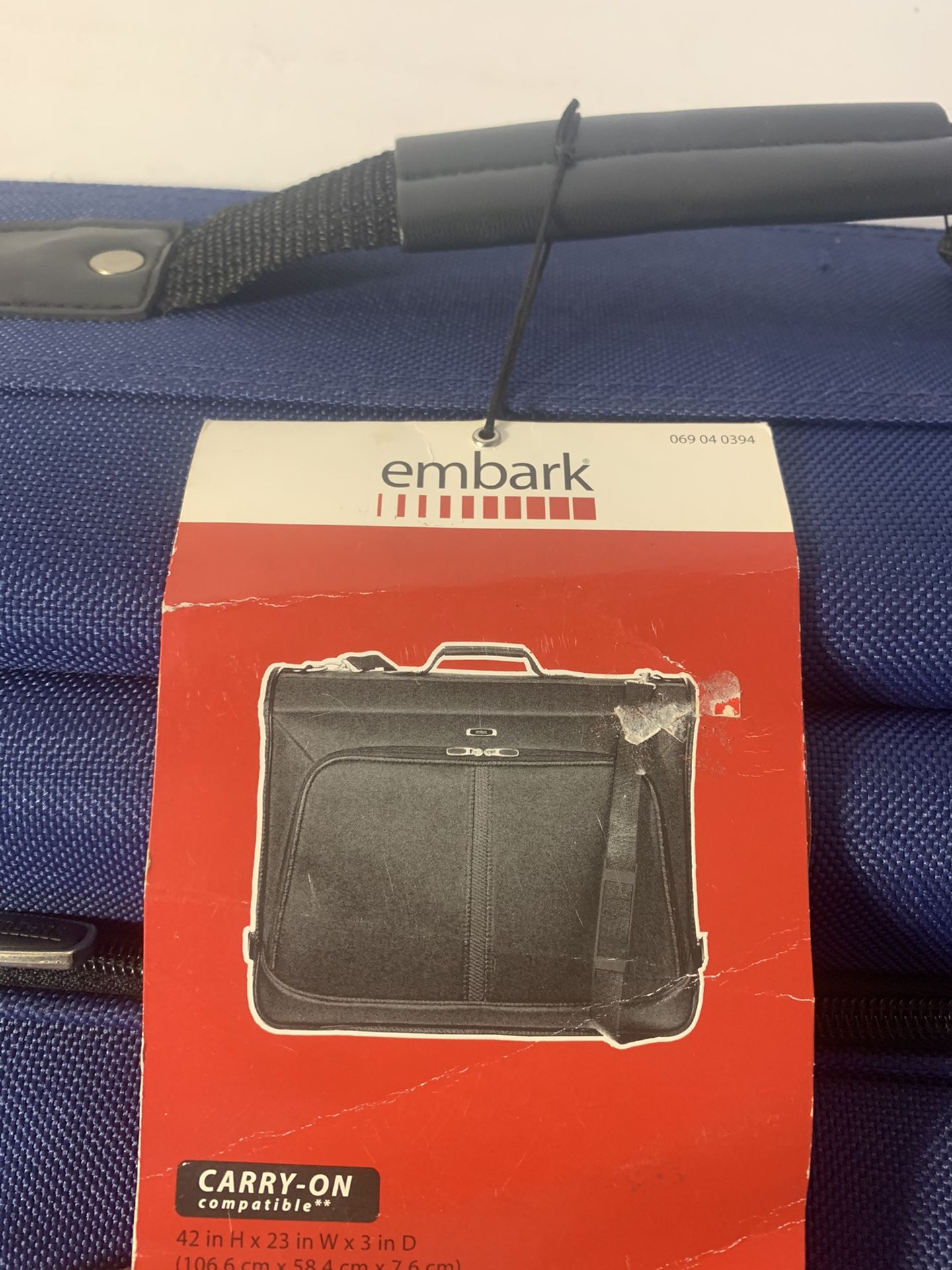 Embark Light Weight Carry-On Garment Bag for Flights Brand New