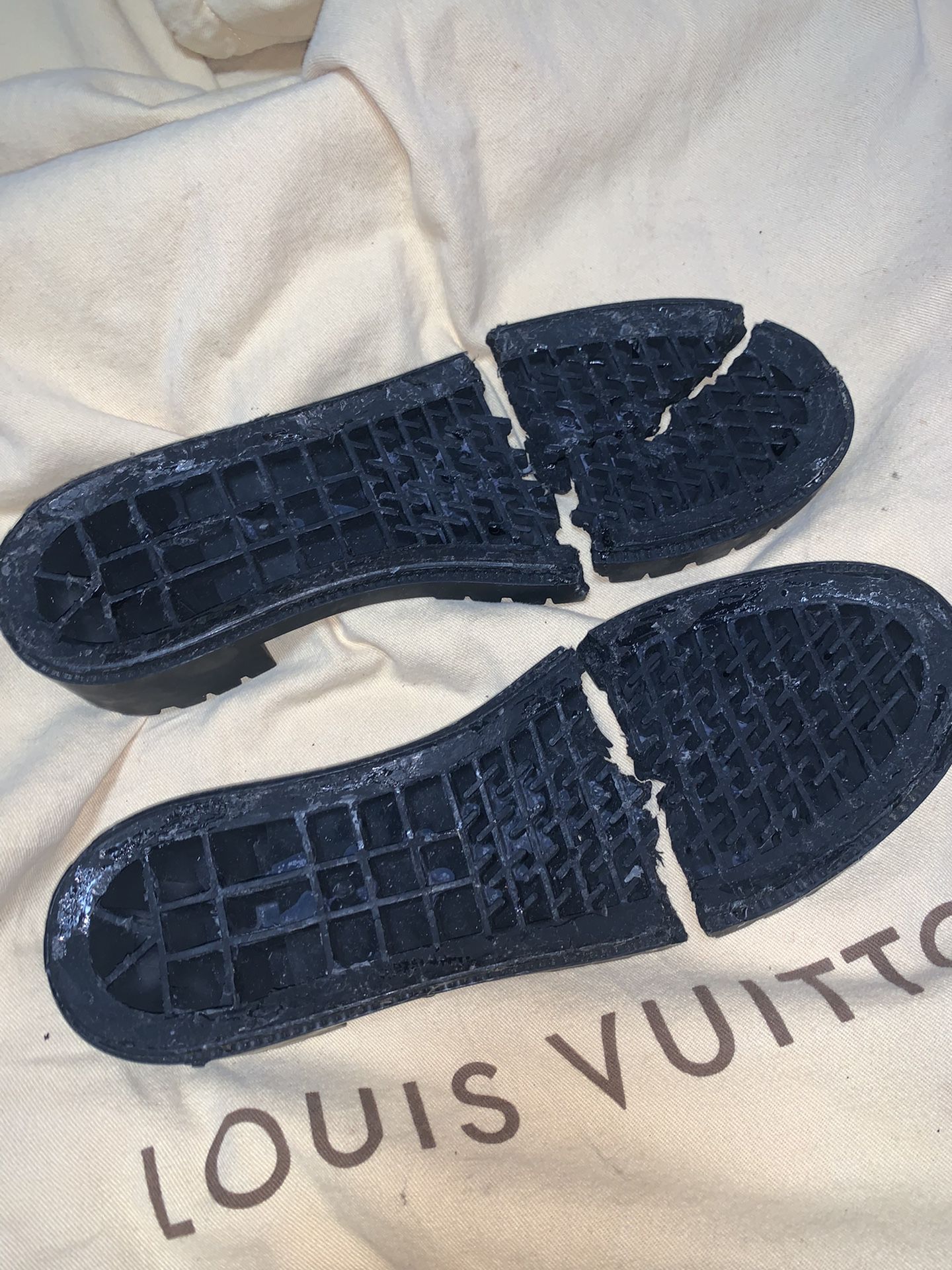 LV Rainboots needs Sole Replaced 