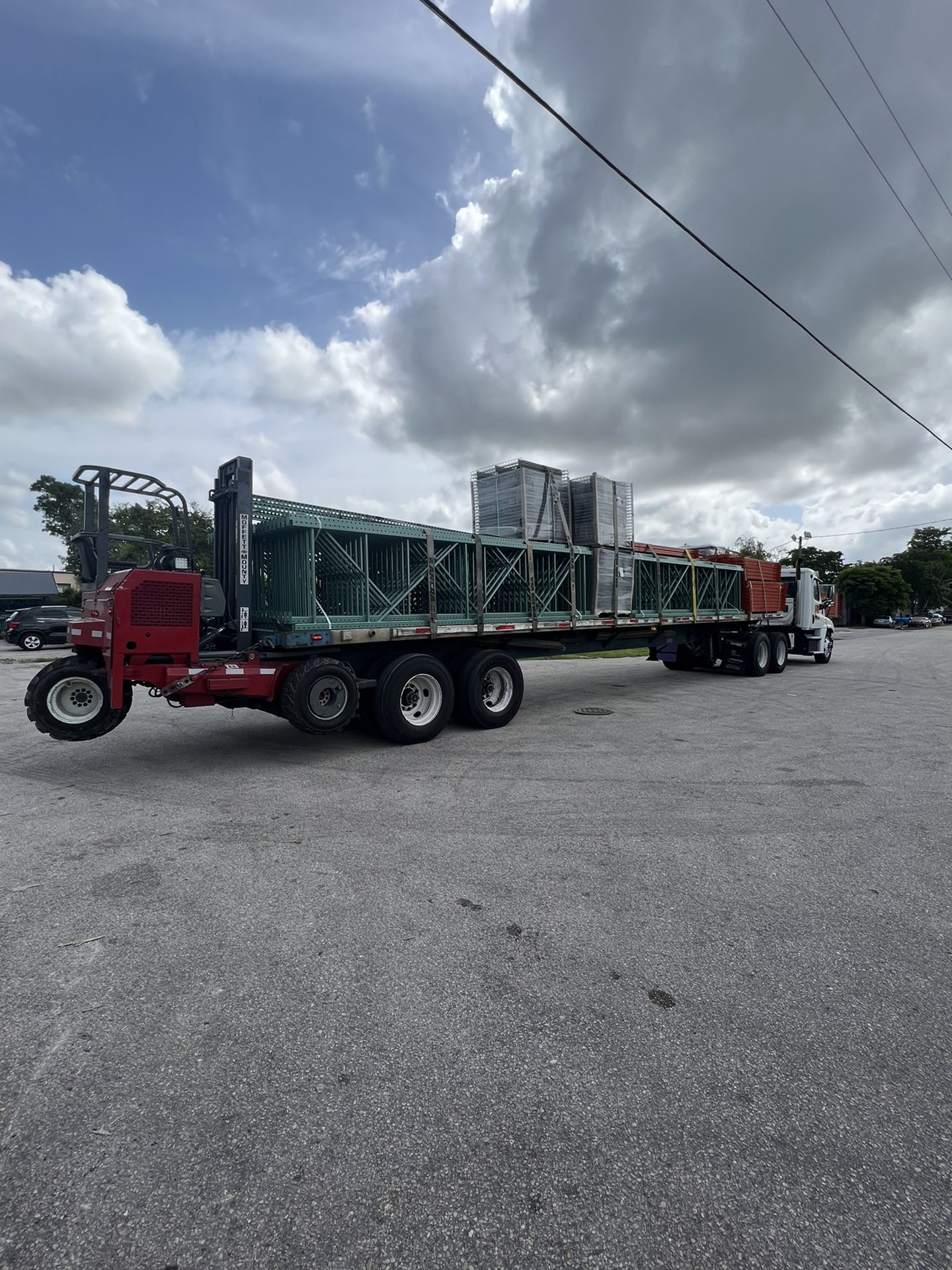 Pallet Racks Beams Uprights Wire Decks Delivery Install Export Forklift