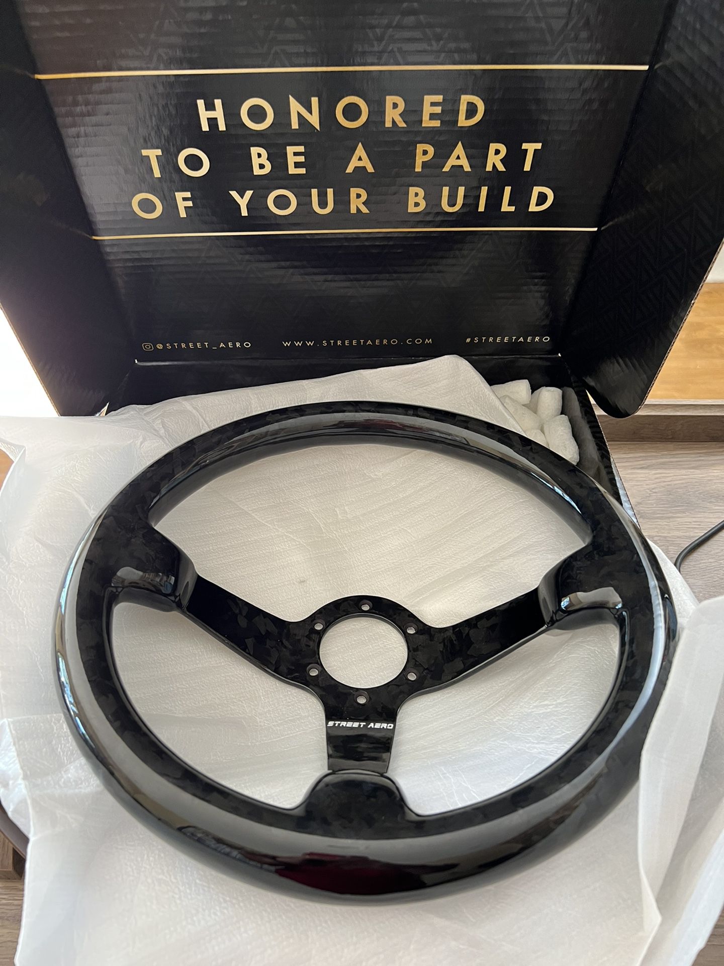 Full Forged Carbon Fiber Steering Wheel