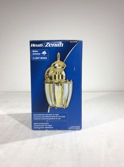 Heath Zenith HZ-4175-AC 150° Antique Copper Lexington Lantern with Clear Beveled