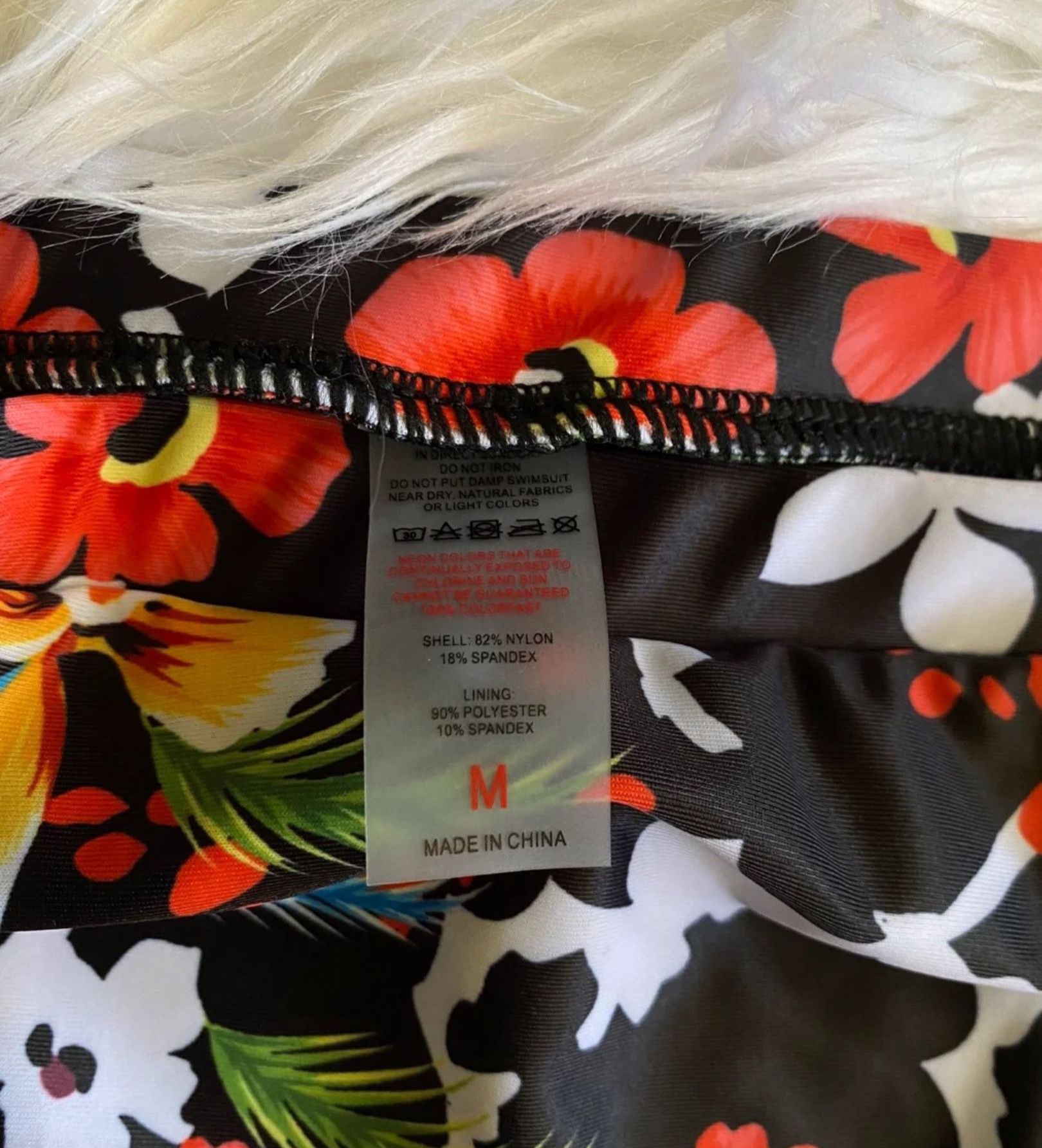 Tankini Ruffled Crop Top Bikini Set SIZE MEDIUM NWOT FREE SHIPPING