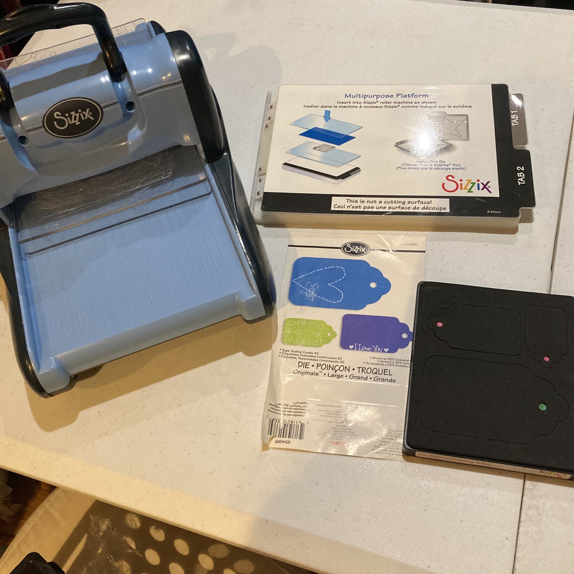 SIZZIX Big Kick Roller Machine For Paper Cutting, etching And Embossing