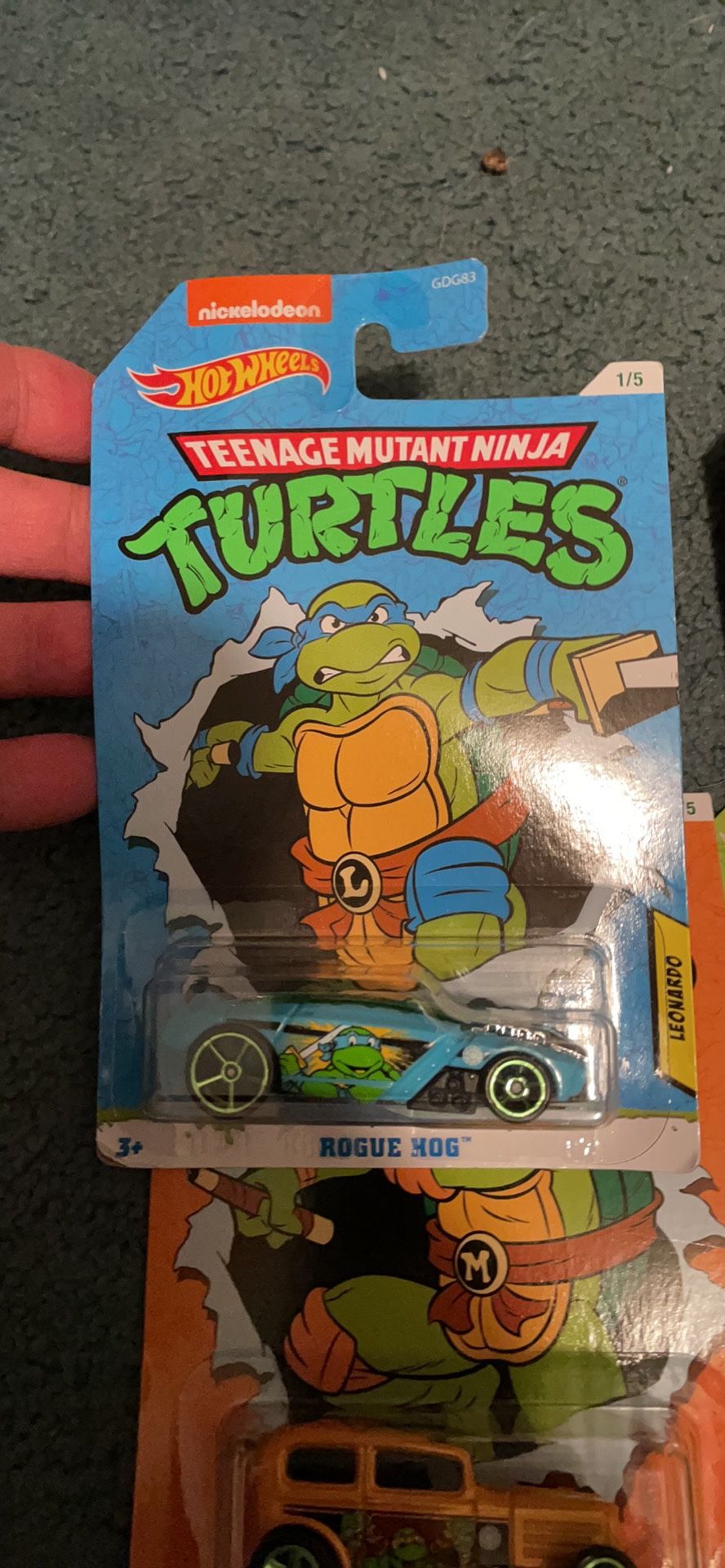 Hot Wheels Complete Set TMNT Cars