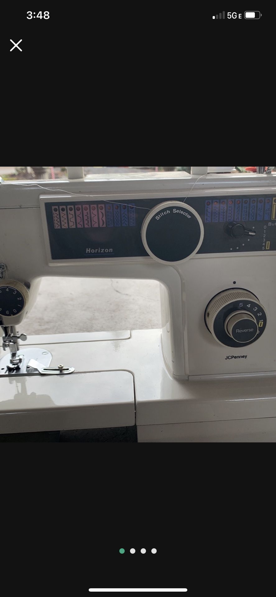 Jcpenny Stretch stitch sewing Machine