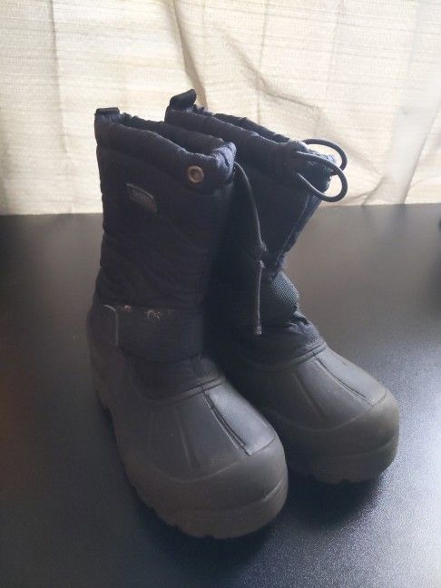 North Side Kids Black Snow Boots