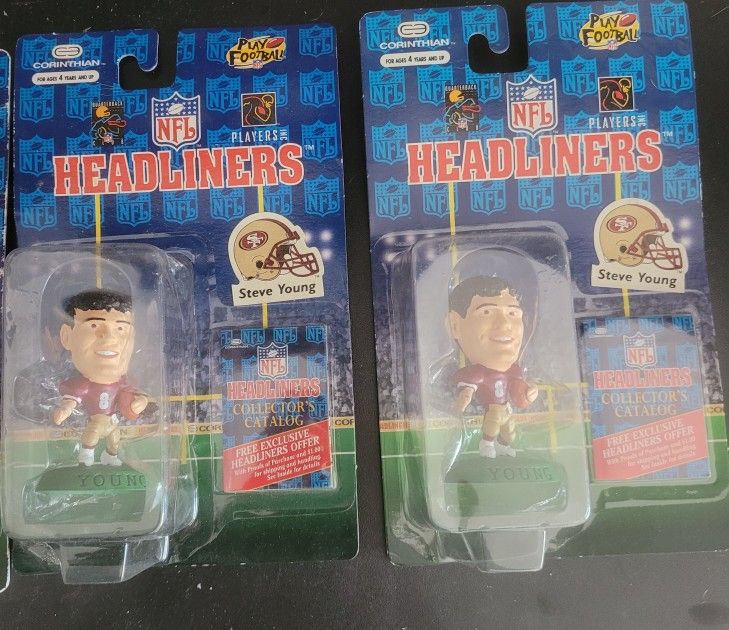 Lot Of NFL Headliners Collectibles