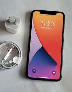 iPhone X  , 256GB,  Unlocked for All Company Carrier,  Excellent Condition like New Thumbnail