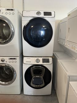 Samsung Front Load Electric Washer And Dryer Set  Thumbnail