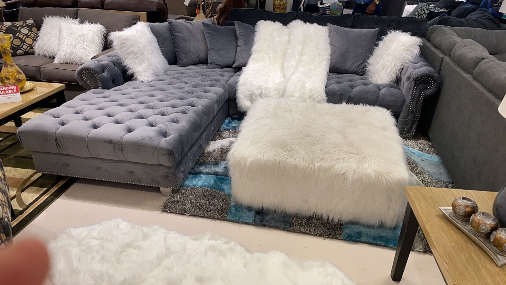 Hollywood sectional only 1599 or 55 monthly