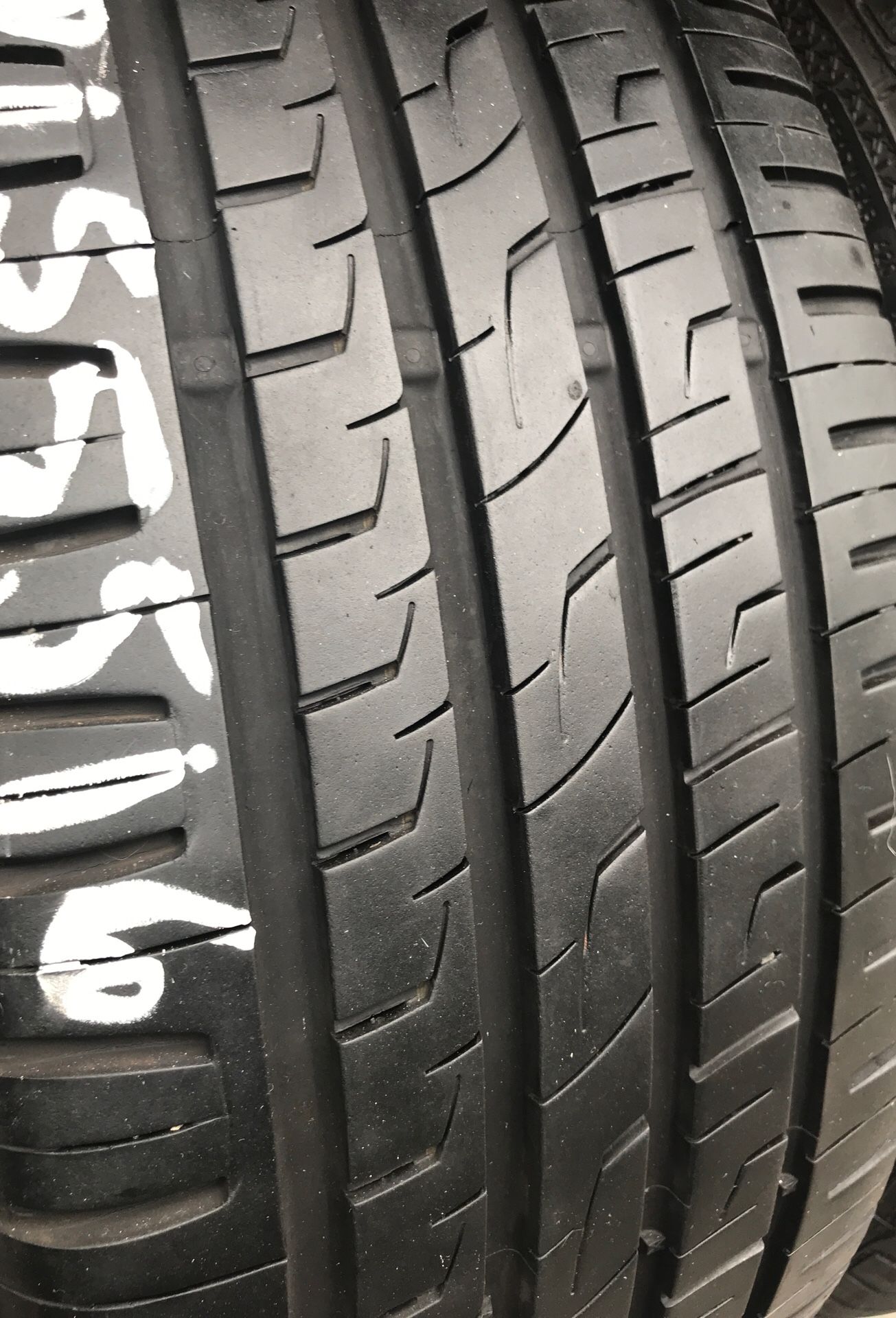 16" tires 215/55/16 semi new with free installation $160