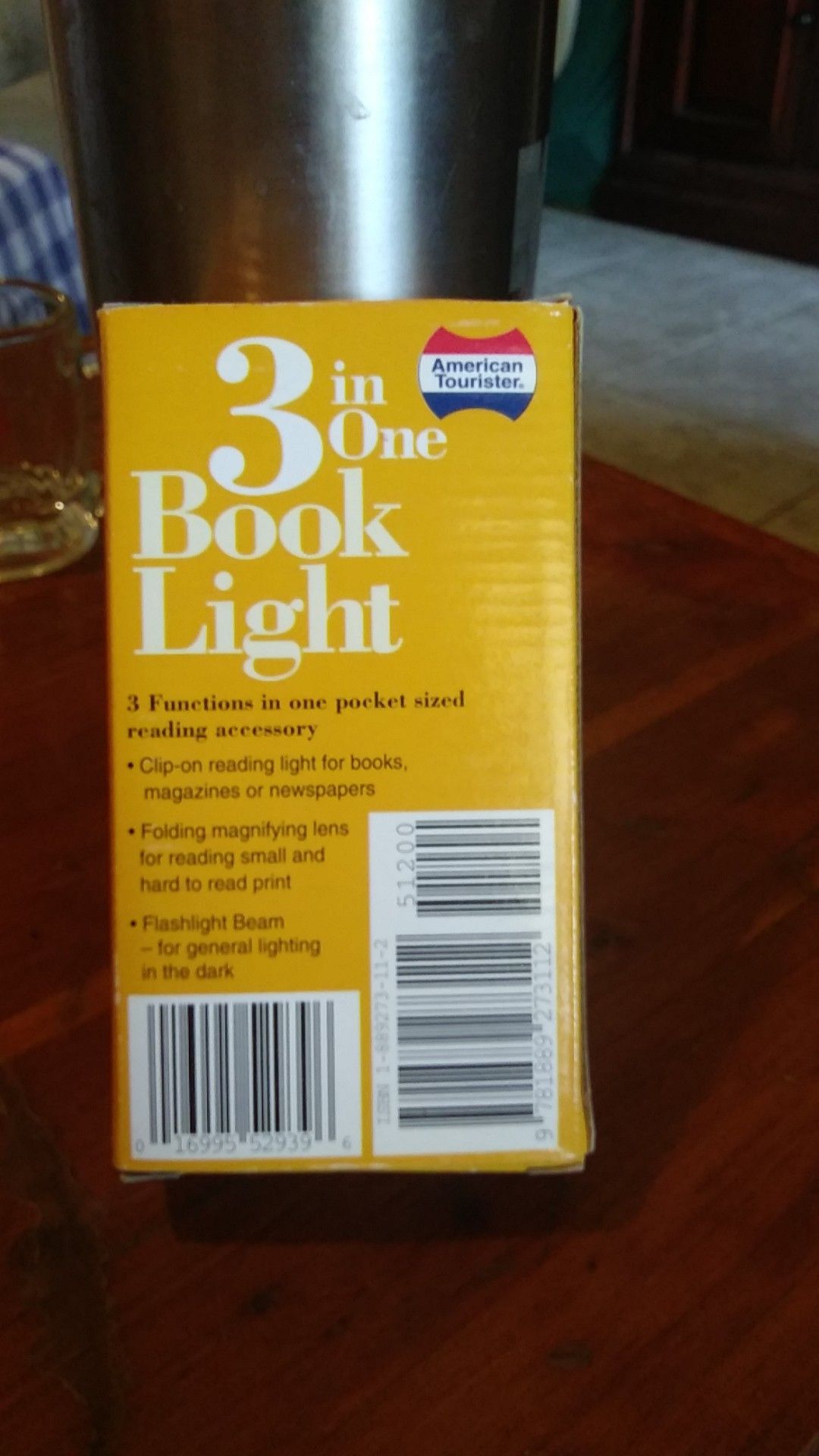 American Tourister 3 in One Book Light