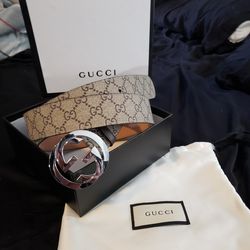 Gucci GG Supreme Belt (Sz EU100) Thumbnail