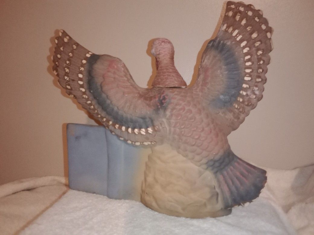 Two Empty Vintage Wild Turkey Bottles.