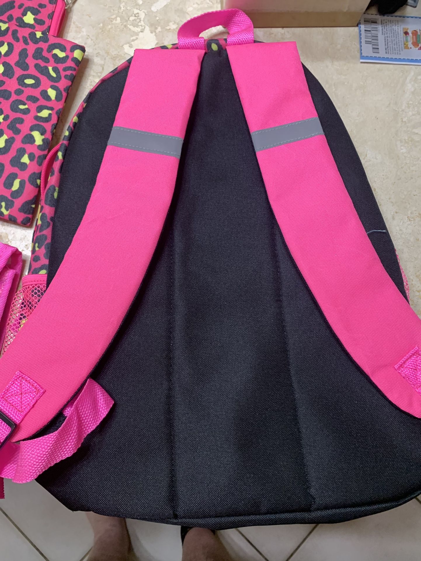 Girls Backpack 🎒 With Matching Lunch Bag And Pencil Holder