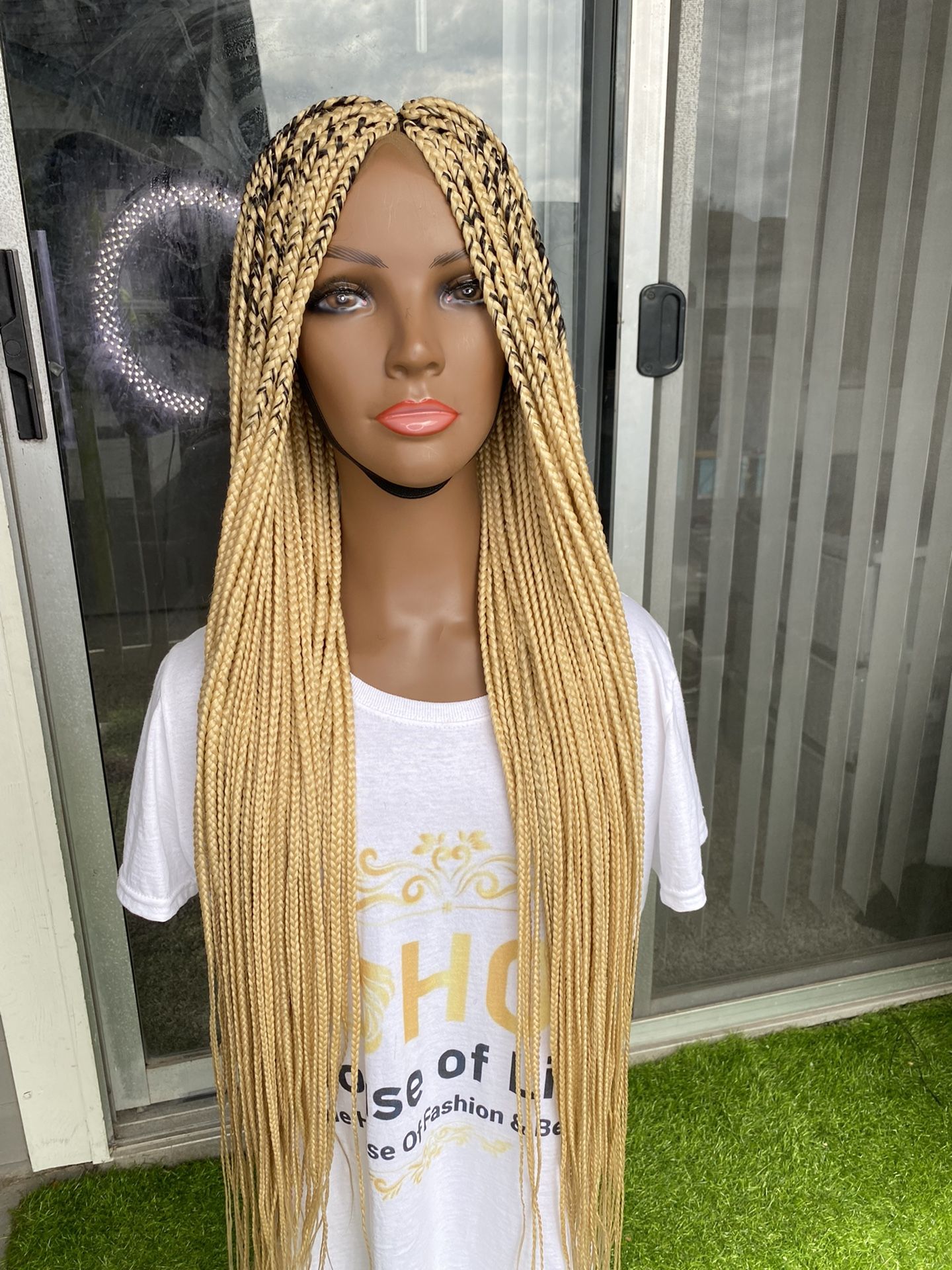 Blonde Braided Wig