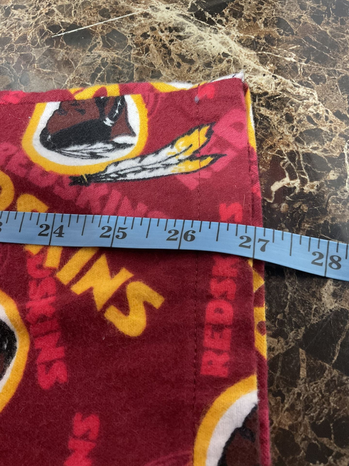 Washington Redskins Logo spell-out Pajama Pants NFL Size small No Pockets No rips, tears or stains (I have 20+ Redskins/WFT items listed)