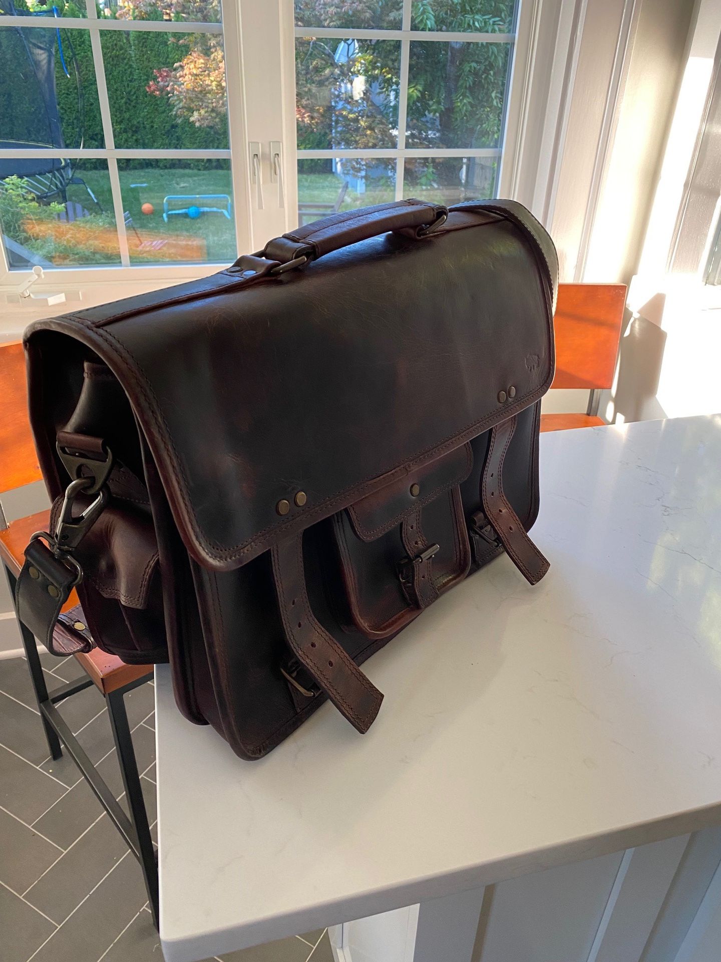 Roosevelt Leather Briefcase