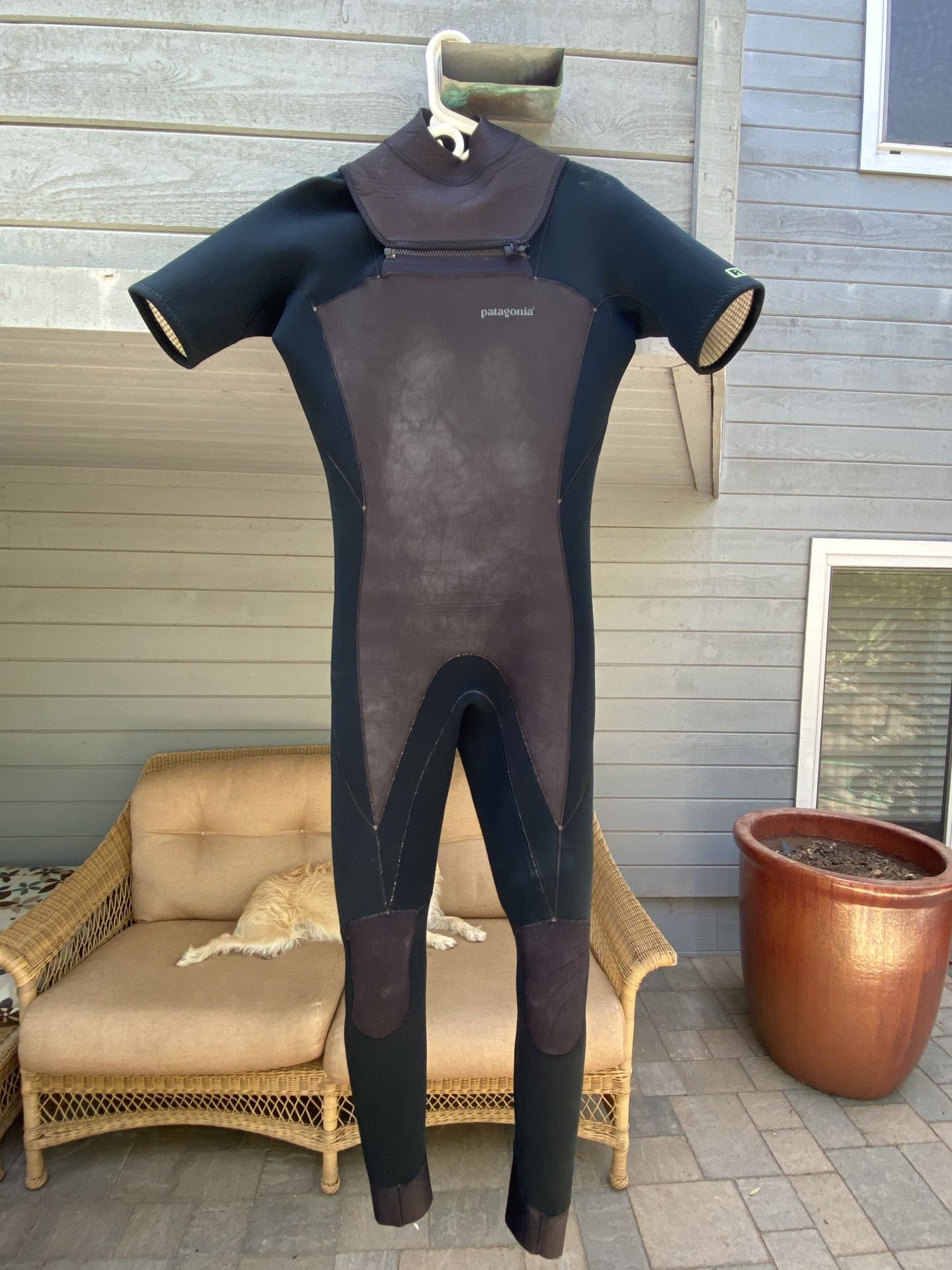 Patagonia Wetsuit, Mens Large, Short Sleeve Full Suit, R2