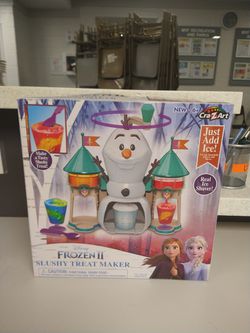 Disney Frozen 2 Slushy Treat Maker Activity Kit.

Great shape! Used once! Thumbnail