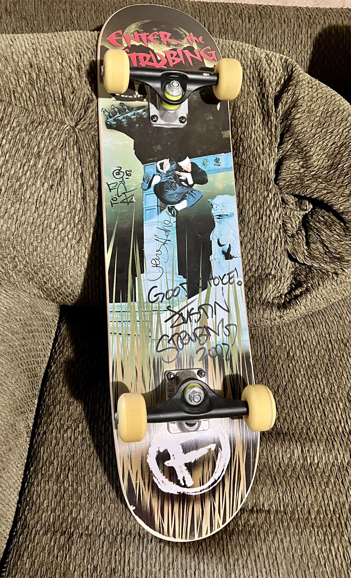 Skateboard Autographed By Josh Strubing 