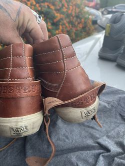 VANS EXCLUSIVE  CUSTOM ONE OF A KIND LEATHER SHOES Thumbnail