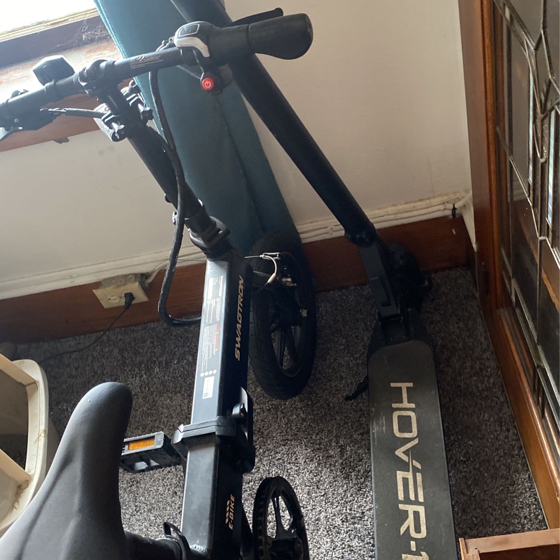 Two electric scooters