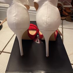 5in Red White Heels Thumbnail