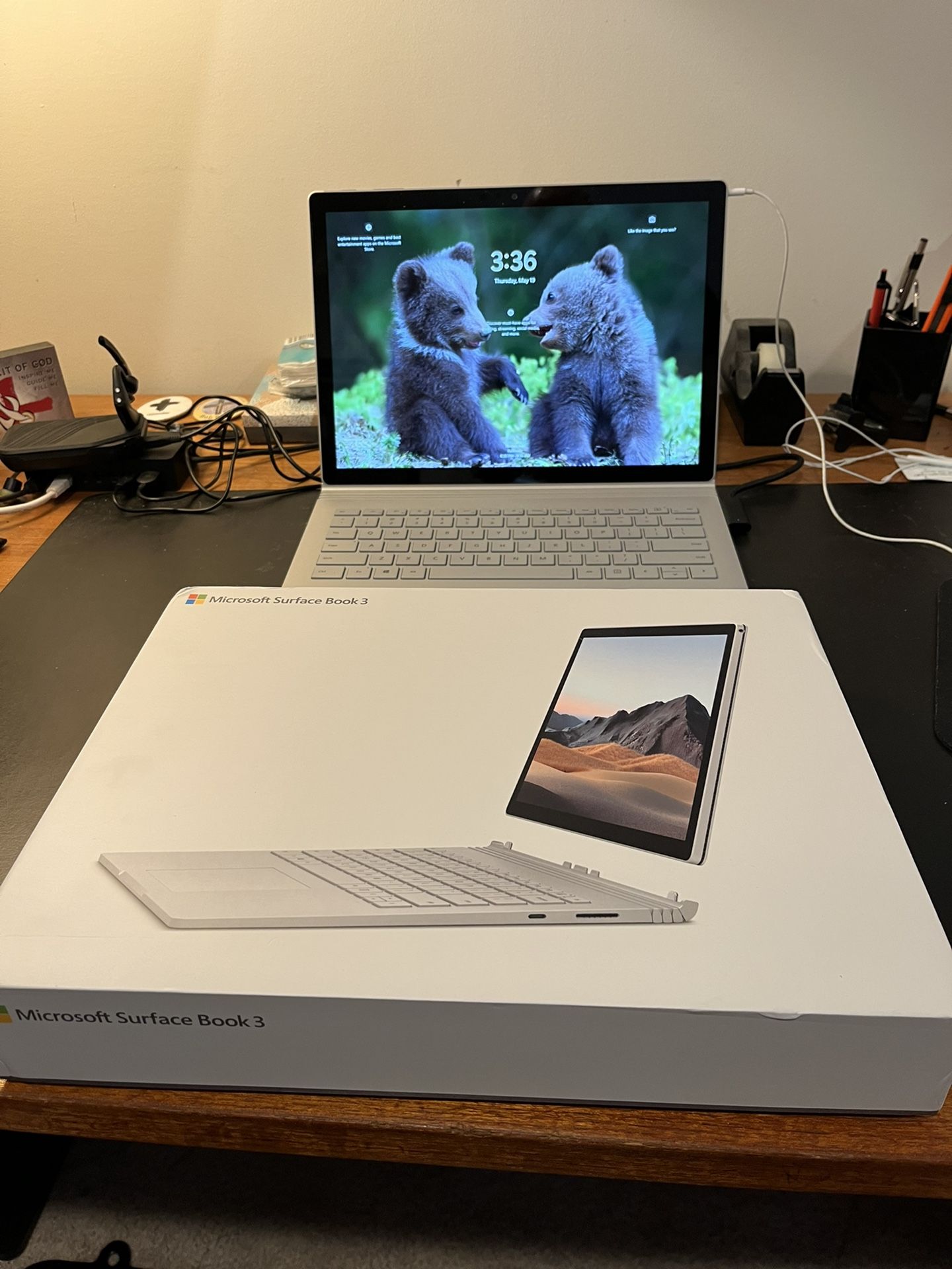 Microsoft Surface Book 3, Intel i5, 8GB RAM, 256GB SSD, Silver