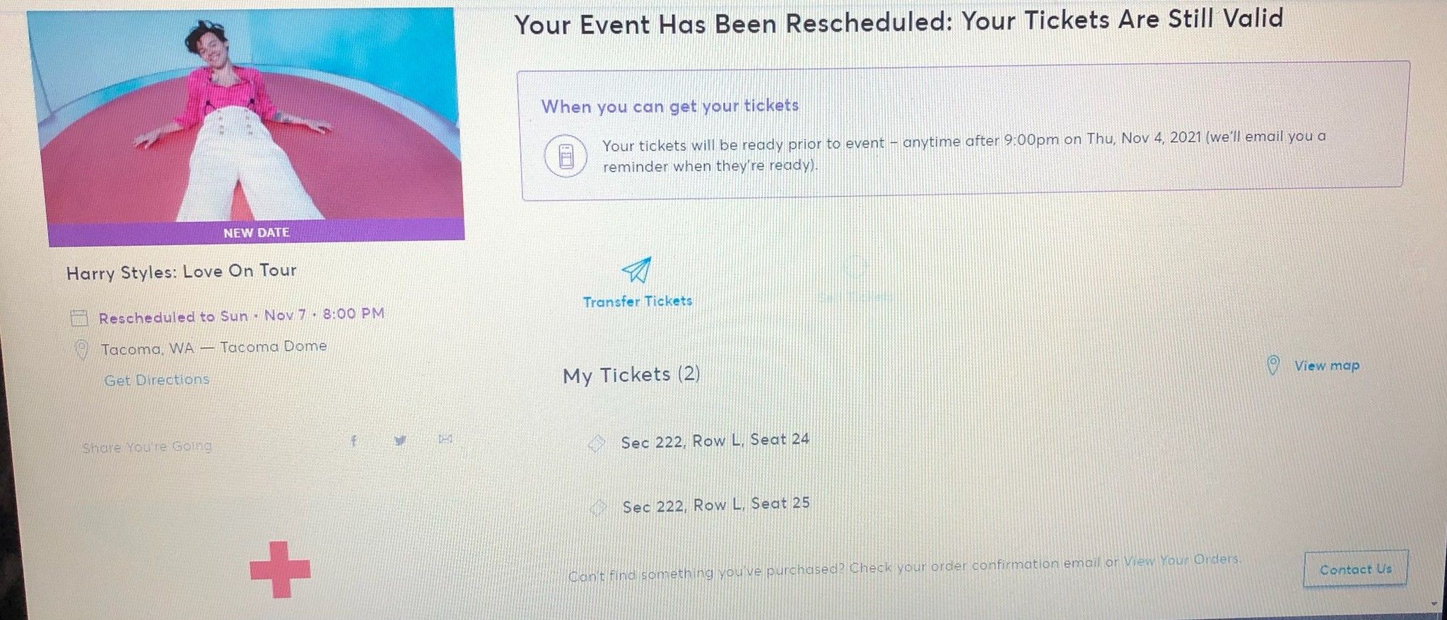 Harry Styles Tickets