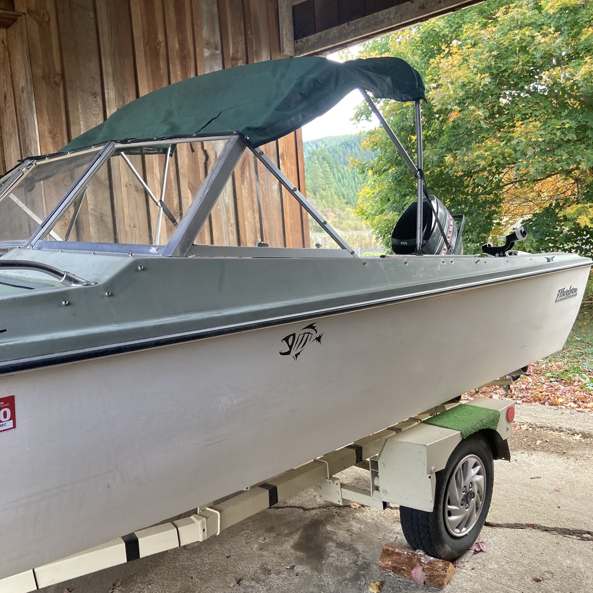 1970 17ft Fiberform tri hull boat Fishing! for Sale in Trout Lake, WA ...