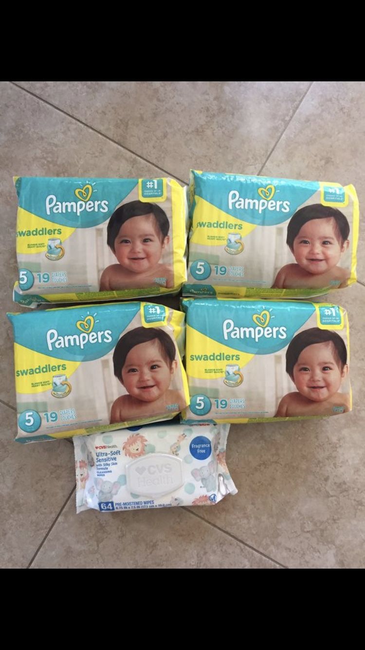 Pampers and wipes! $30
