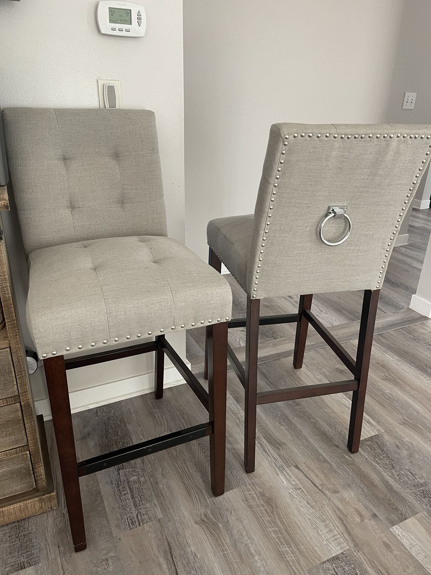 Upholstered Bar Height Chairs